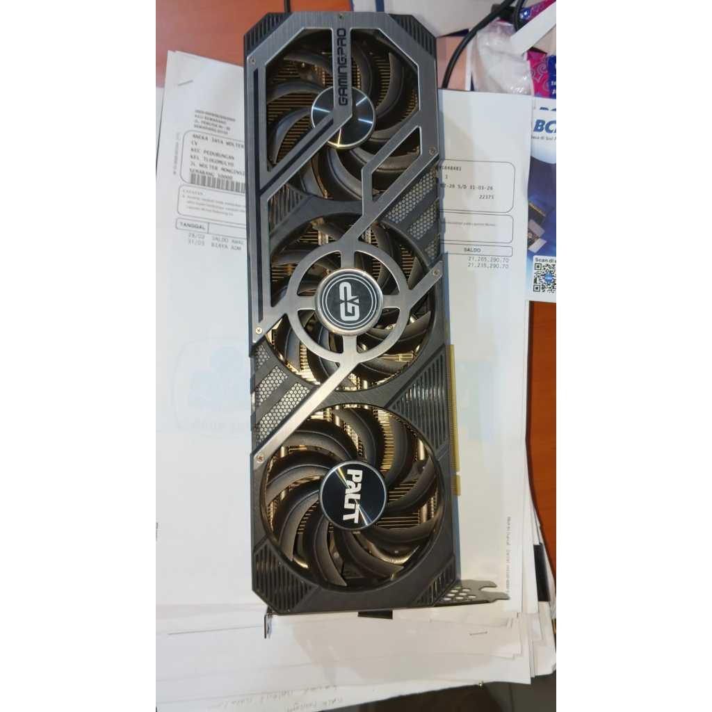 VGA RTX 3070 ti 3070ti 8GB GDDR6 Palit Gaming Pro OC fullset segel