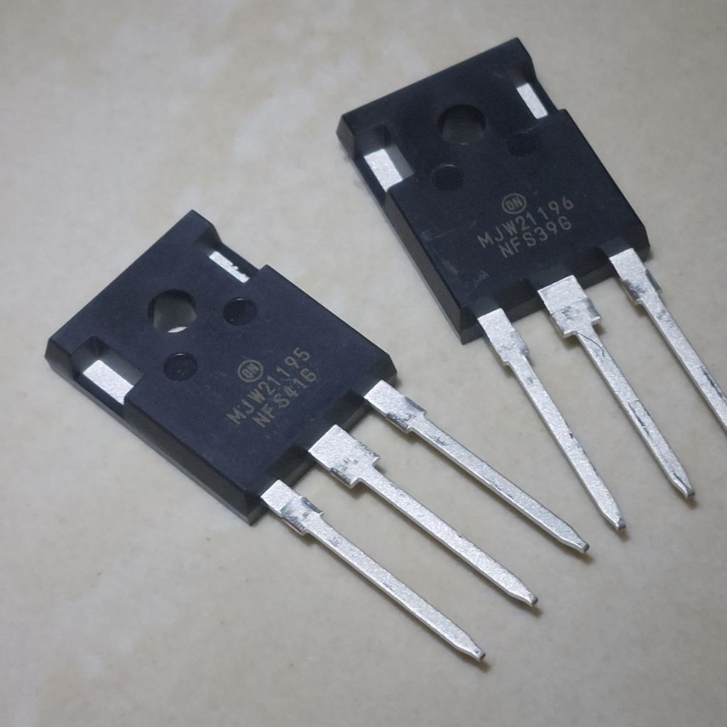 MJW21195 MJW21196 To-247 Sepasang MJW 21195 21196 ON Silicon Power Perforated Emitter Transistor Hig