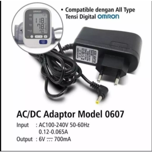ADAPTOR OMRON TENSIMETER SEMUA JENIS OMRON ORI 100% ( BISA COD )