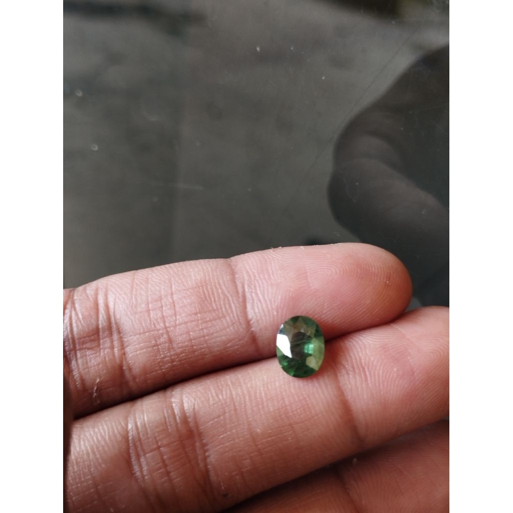 natural green sapphire