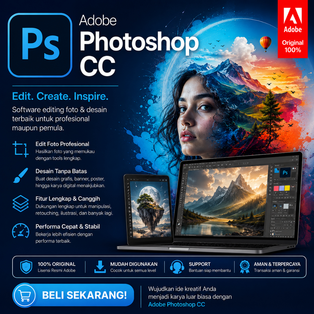 ADOBE PHOTOSHOP CC ORIGINAL