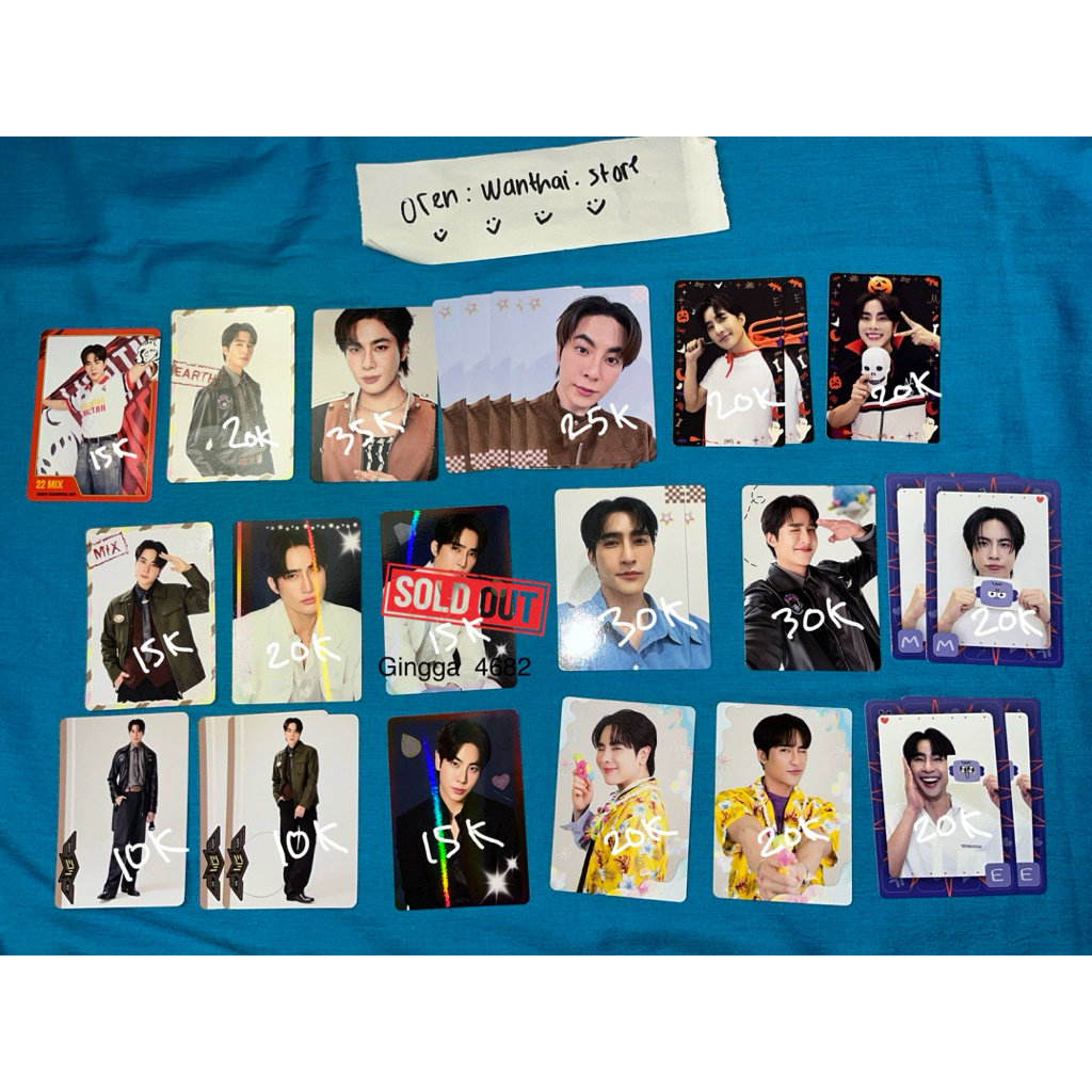 [Official PC] Earth Pirapat | GMMTV Thailand | EarthMix | Moonlight Chicken | Photocard | Collectibl