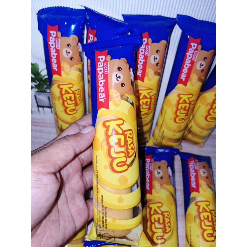 Roti Papabear Rasa Keju