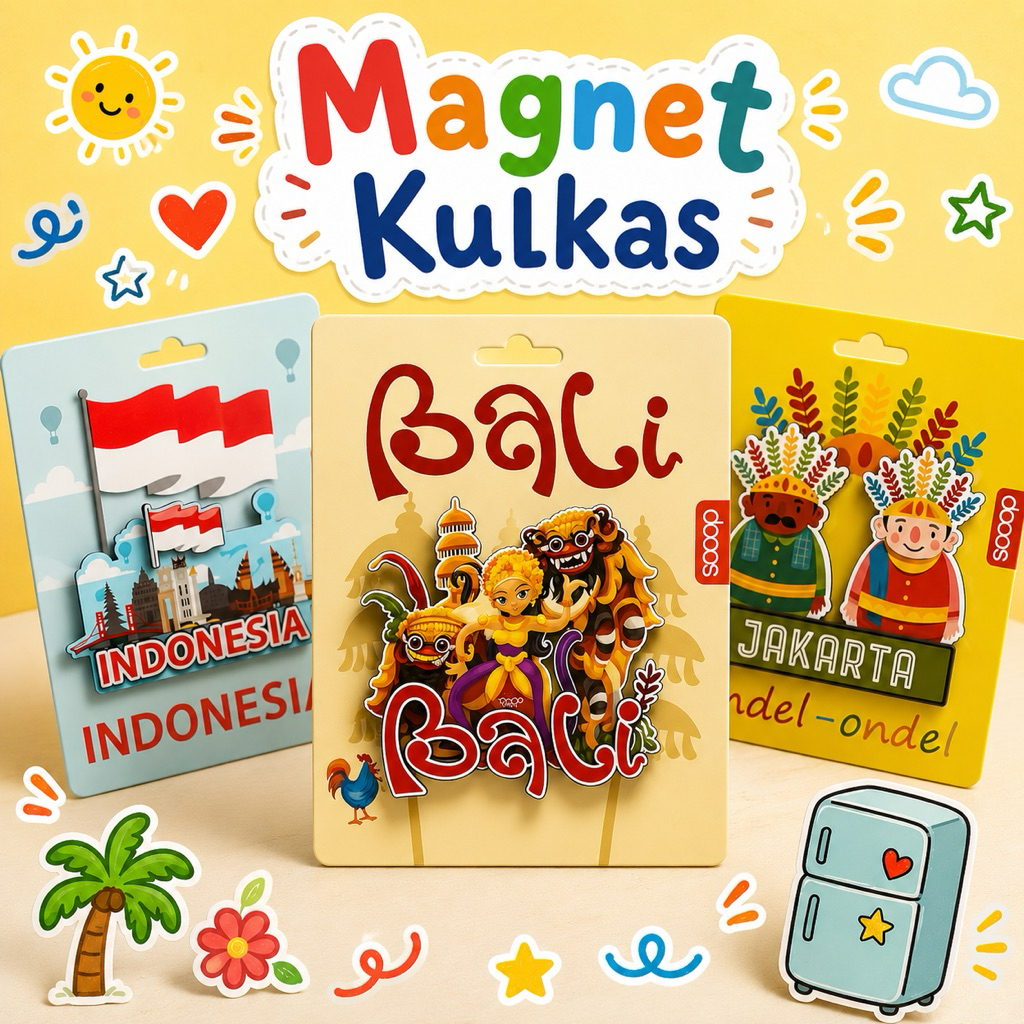 Scoop Magnet Kulkas / Fridge Magnet Bali Barong 72400300