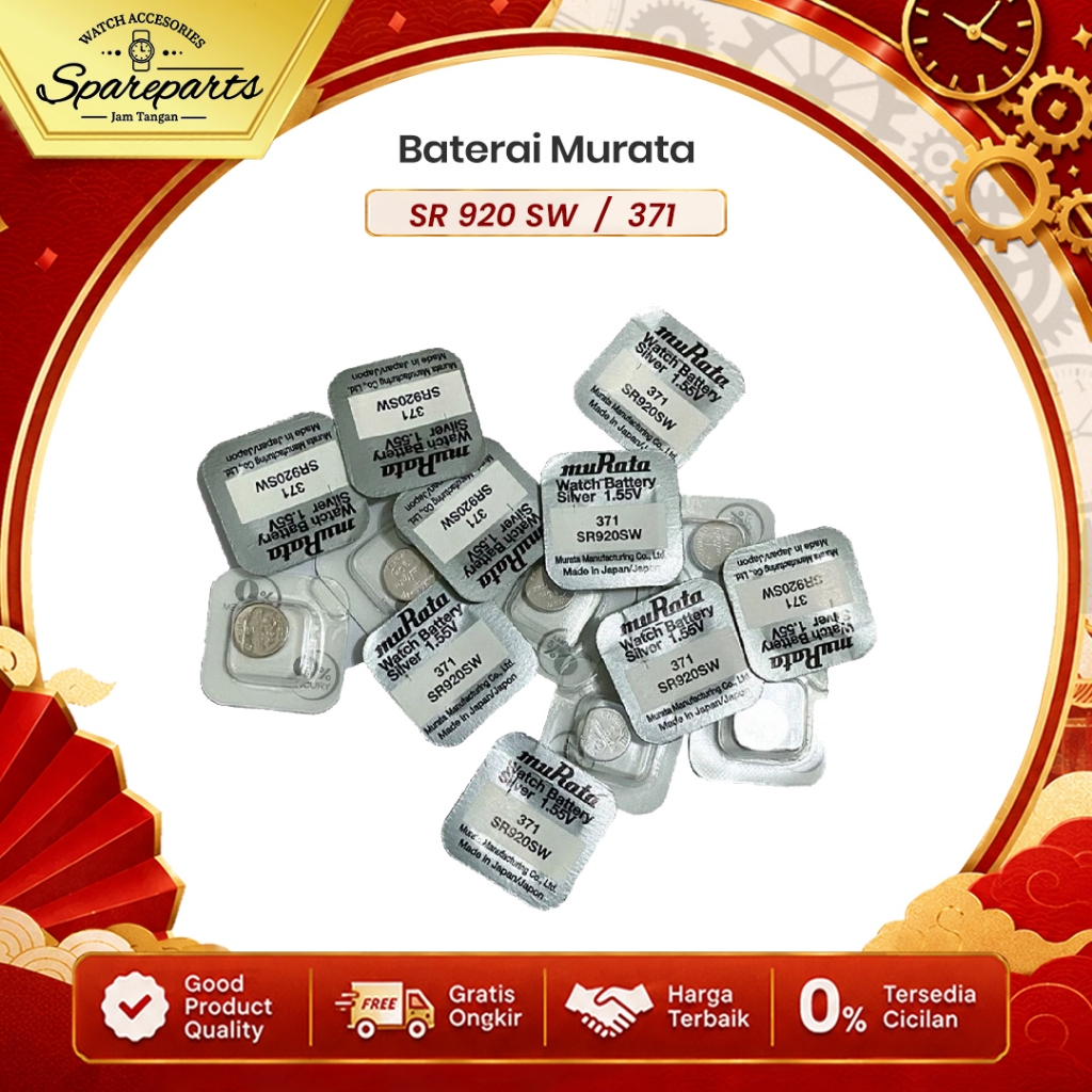 Baterai MURATA Batre Battery SR920SW 371 SR 920 SW Battery Batre LR920 920 SR920 920SW