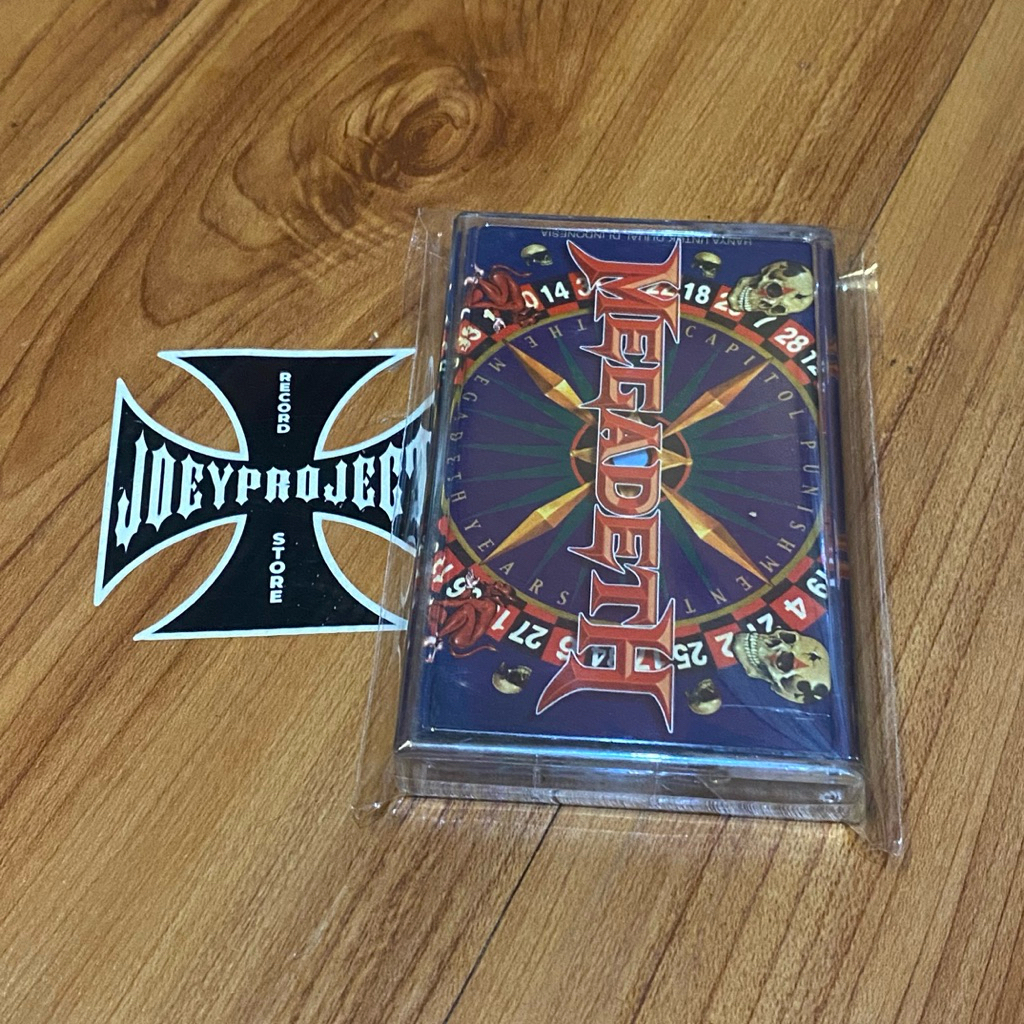 kaset megadeth - capitol punishment years