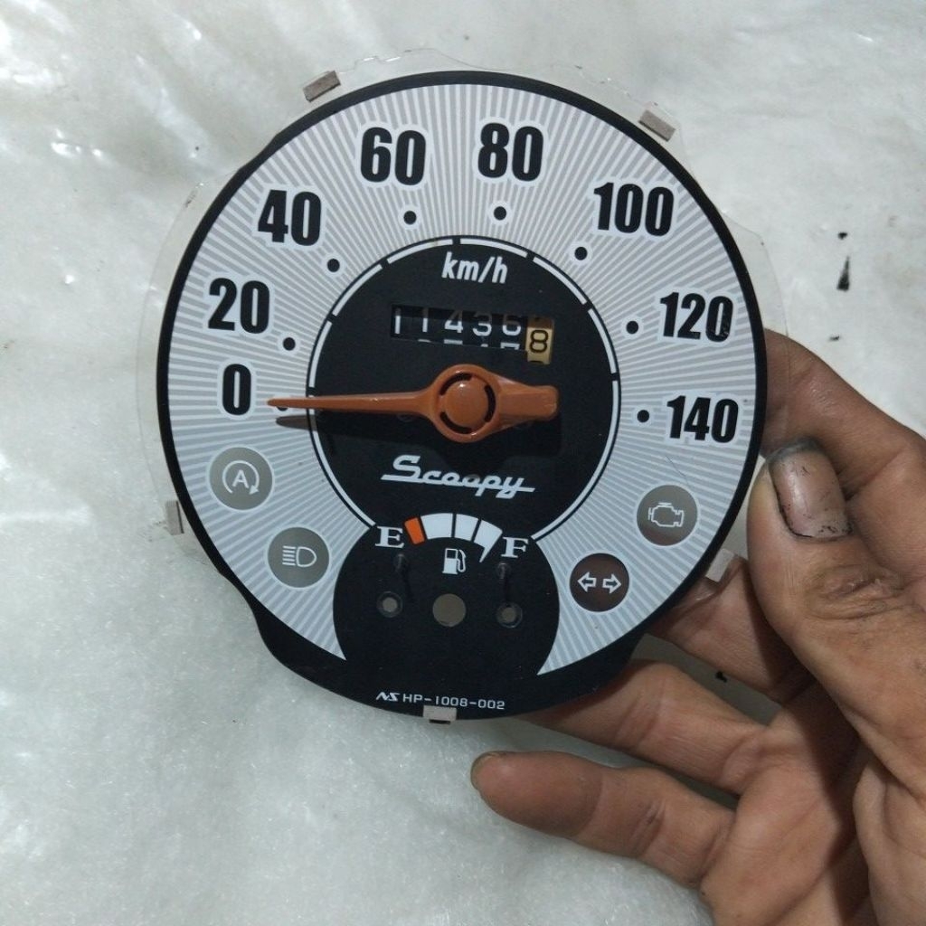 Mesin Spedometer Honda Scoopy Fi Injeksi Original Second Copotan Motor Fungsi Normal