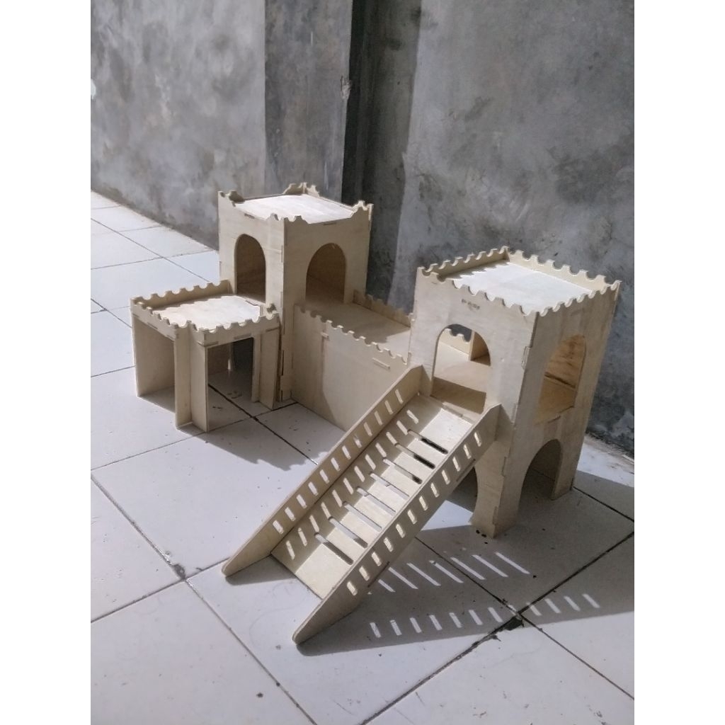 Rumah kelinci,castle kelinci,rumah marmut