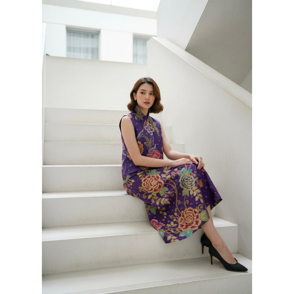 Rok batik komb tulis prada