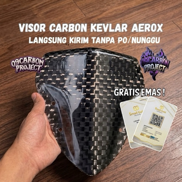 visor carbon kevlar aerox motif catur spreadthow