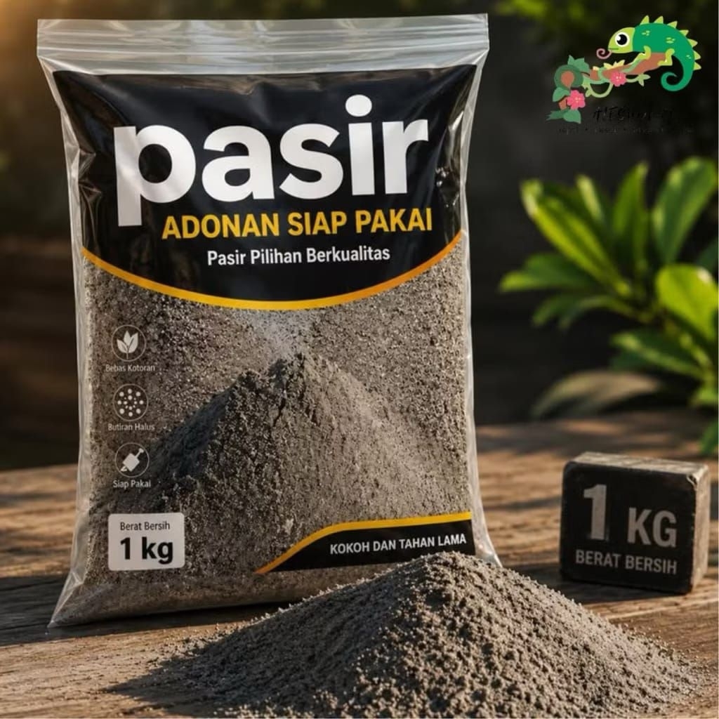 Pasir ayakan halus siap pakai berat 1KG packing aman Bisa cod
