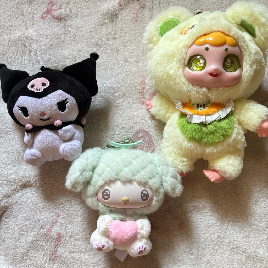 gantungan boneka daiso kuromi top toy melody preloved