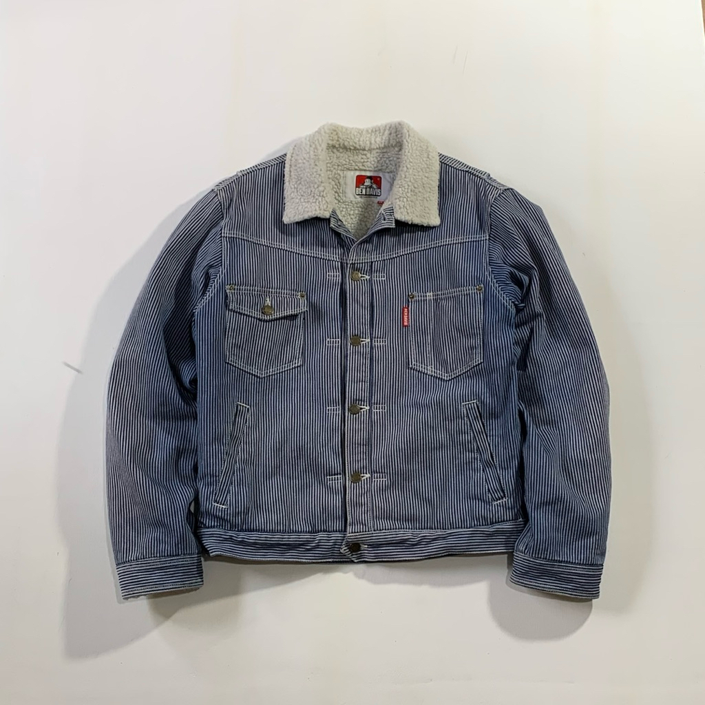 trucker jacket hickory jeans bendavis