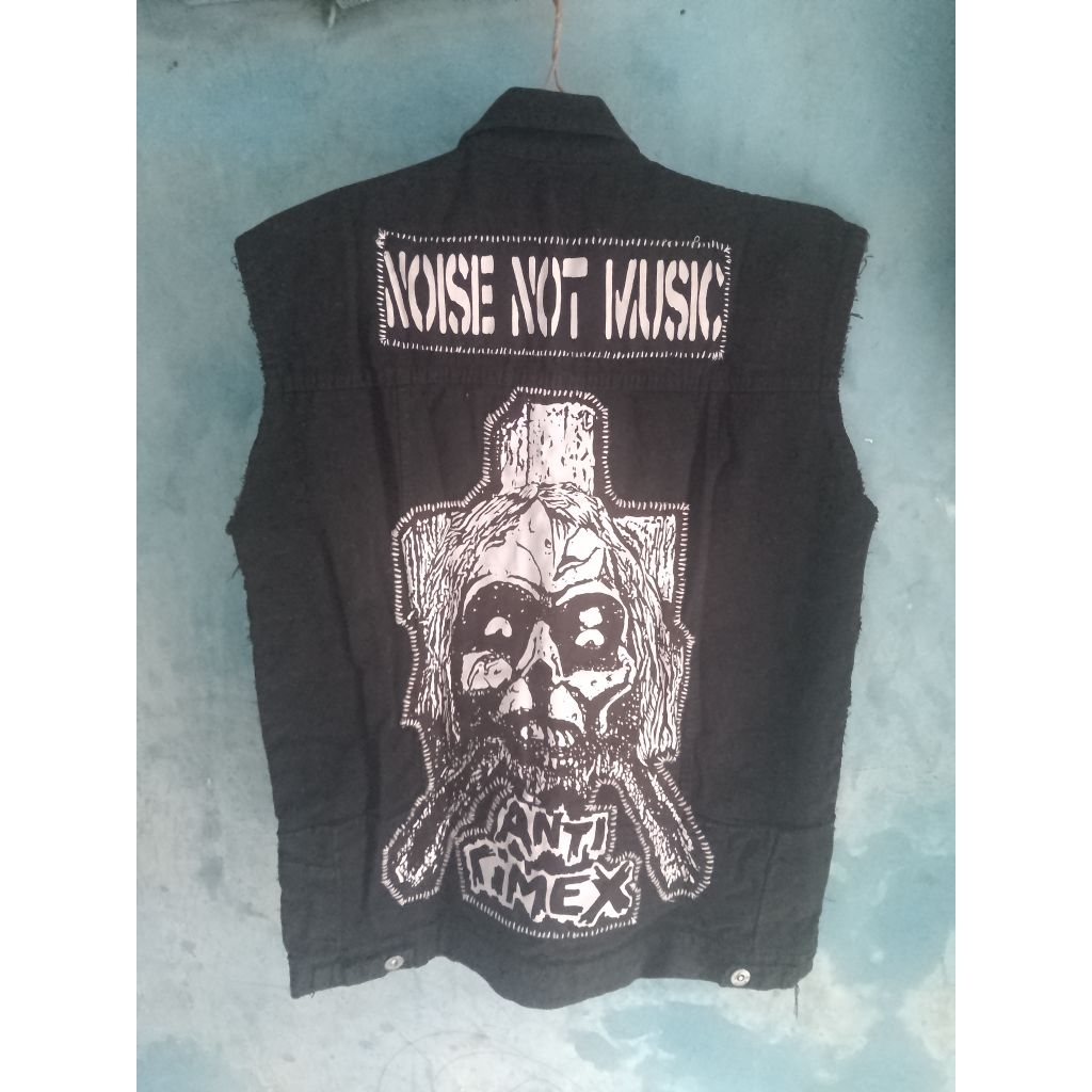 Vest Levis custom dbeat punk crust