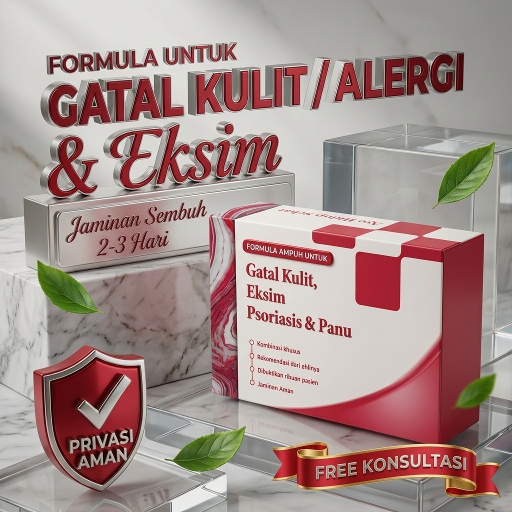 Atasi gatal seluruh tubuh & gatal selangkangan Ampuh BPOM