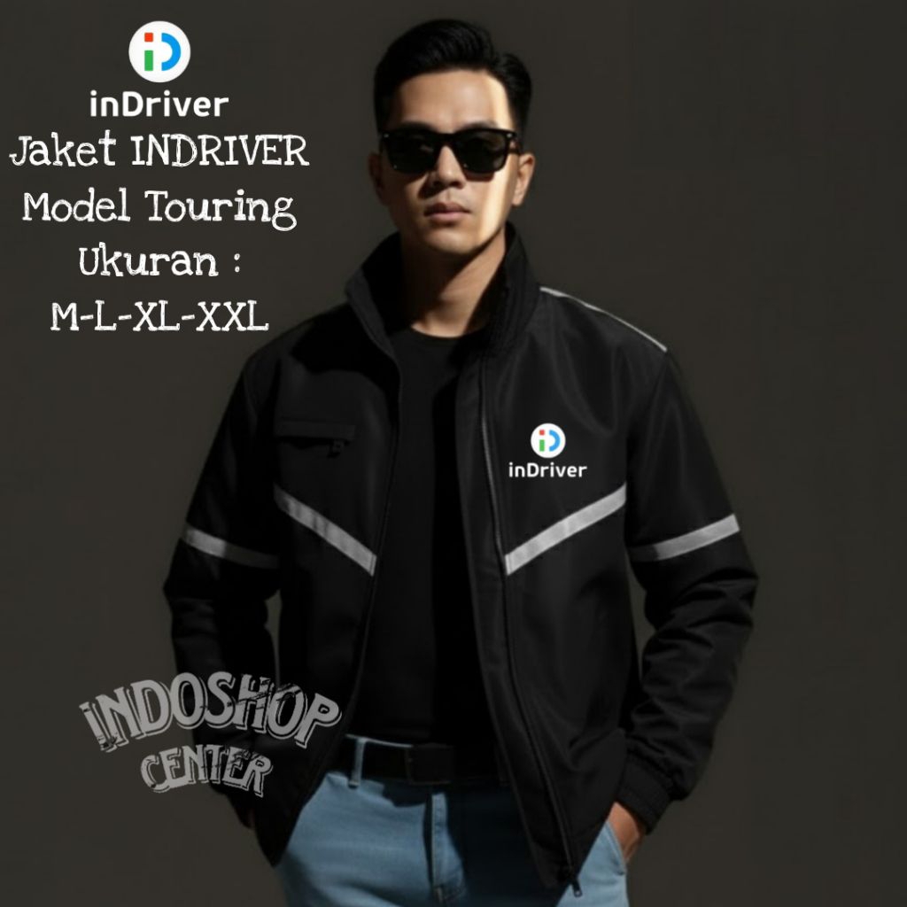 Jaket Indriver Terbaru | Jaket Bomber Indriver Pria Dan Wanita | Jaket Driver Motor INDRIVER