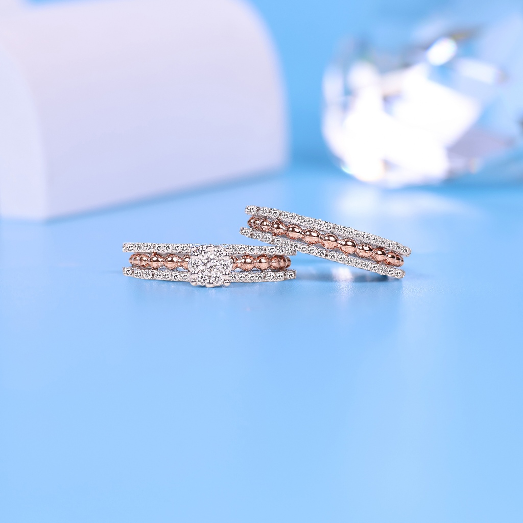 Cincin Berlian Eropa Model Rachel Set Setting - JB Berlian