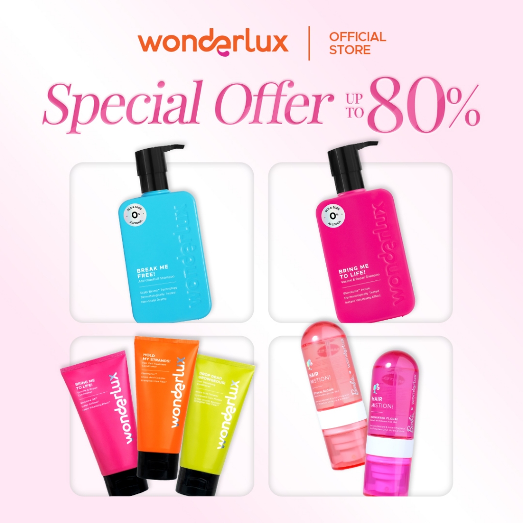 [CLEARENCE SALE] Wonderlux Shampoo Bring Me To Life Repair Volume 250ml Damage Care Shampoo Hyaluron