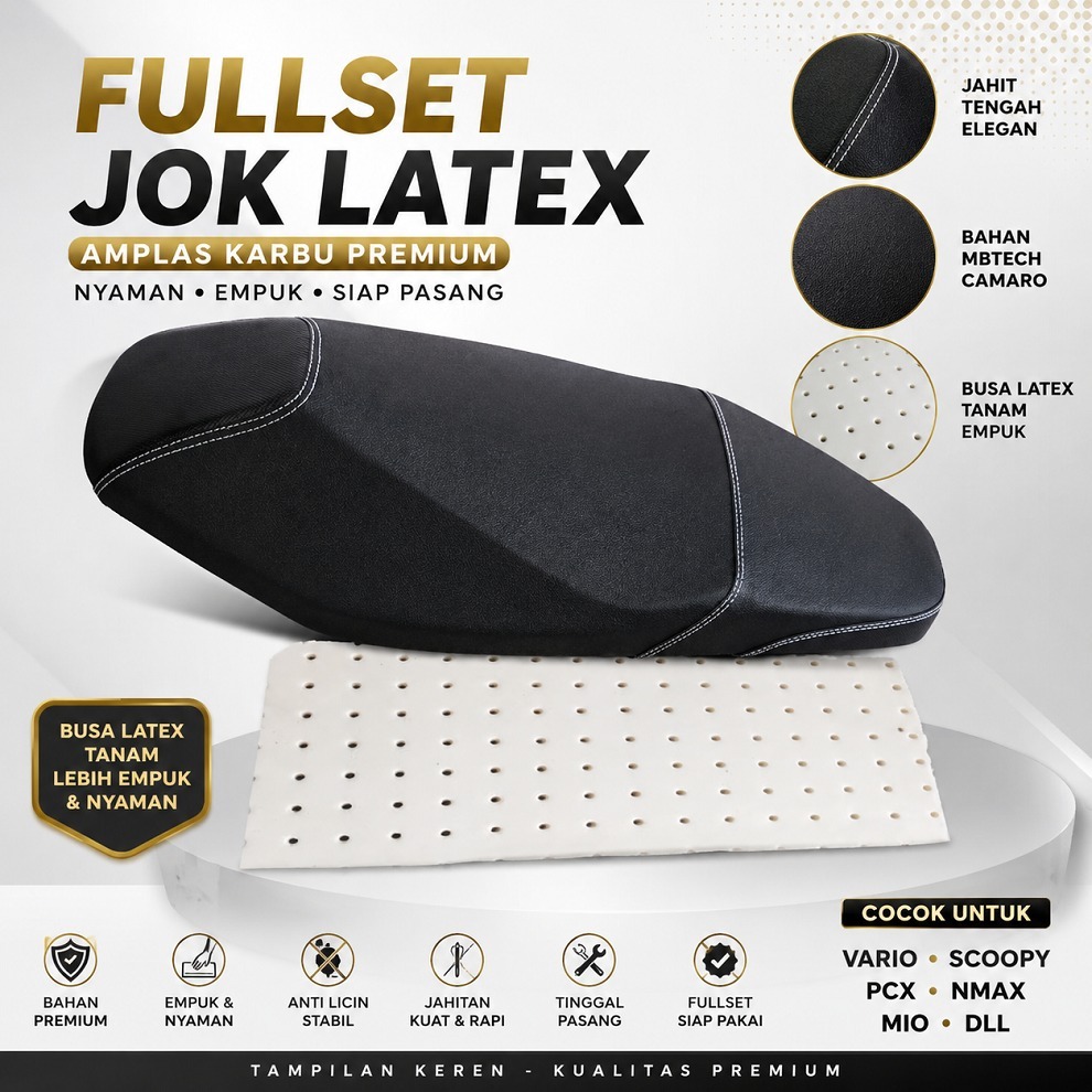 FULLSET JOK MOTOR VARIO,NMAX,PCX,AEROX,ADP,SCOPY,BEAT JOK + LATEX + BUSA BARU + FIBER MODEL FULL NAP
