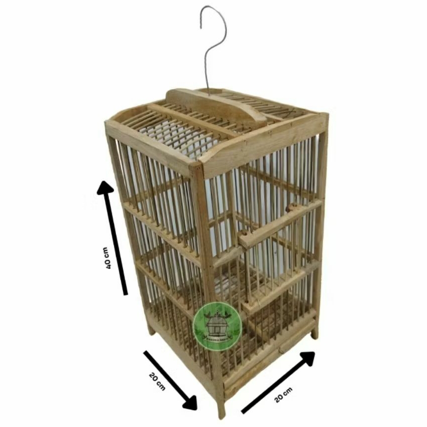 Sangkar Pleci Bambu Halus