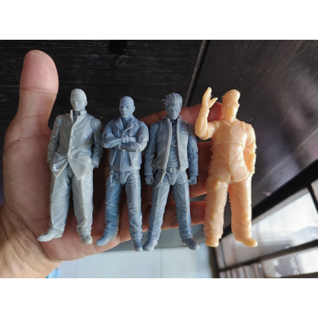 figure crows worst skala 1/18 bahan resin untuk semua total 4pc