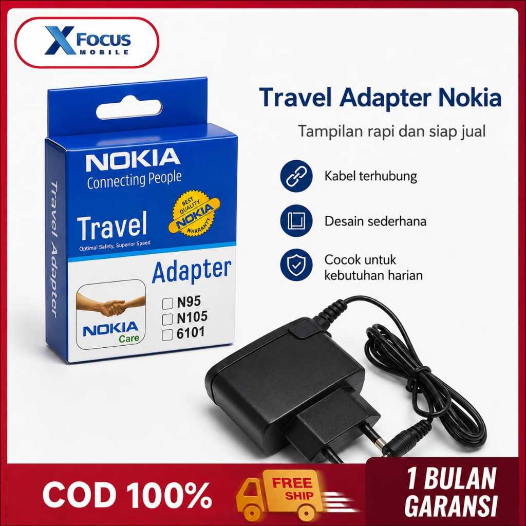 CHARGER NOKIA 6101 / CHARGER NOKIA KECIL