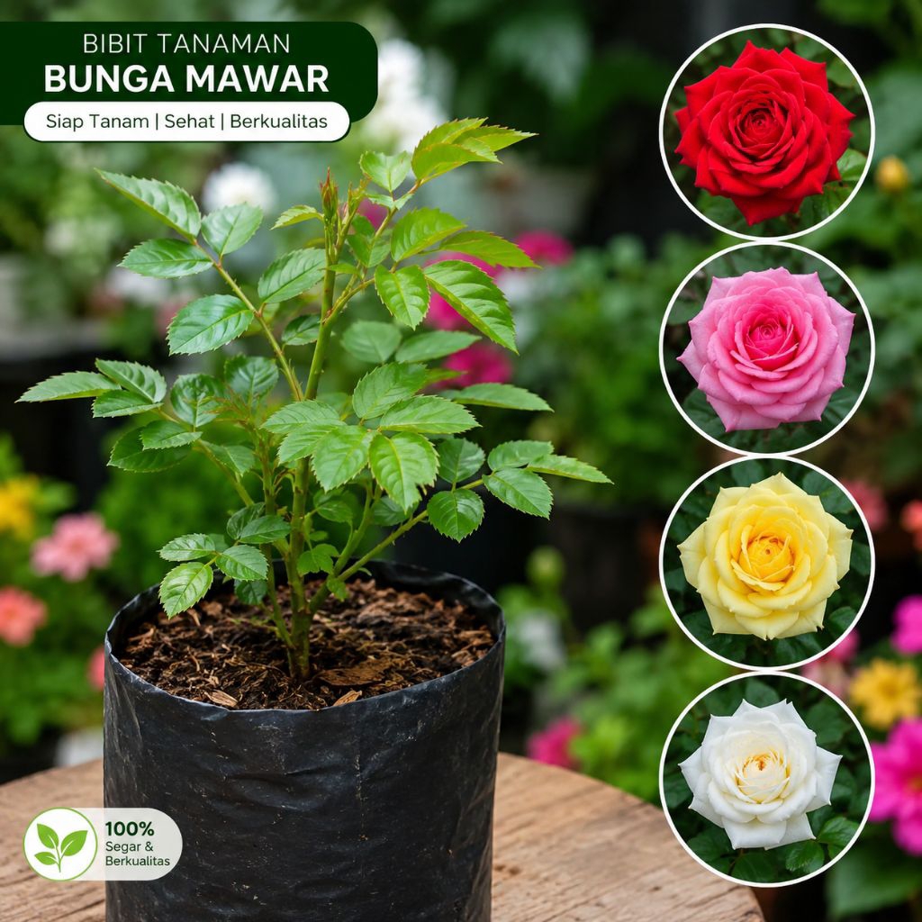 bibit mawar rambat warna warni/ bibit mawar siap tanam/ bibit mawar merah/ bibit mawar/ bibit mawar 