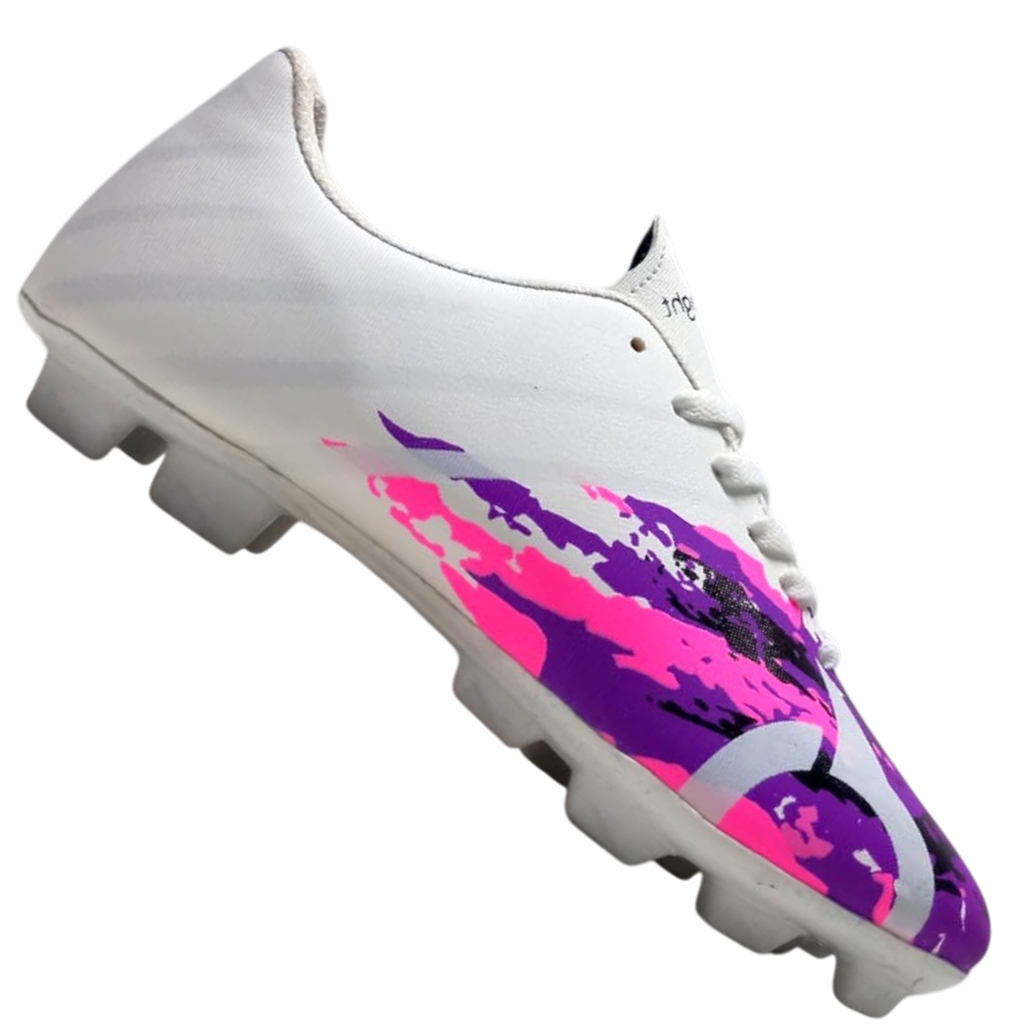 -Sepatu Bola Anak Ortus Chimera Putih Pink Ungu 33, 34,35,36,37