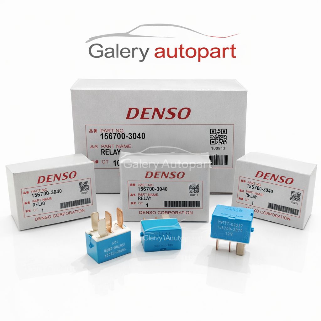 RELAY DENSO BIRU 12V KAKI 4 PIN - RELAY AC UNIVERSAL AVANZA / XENIA / JAZZ