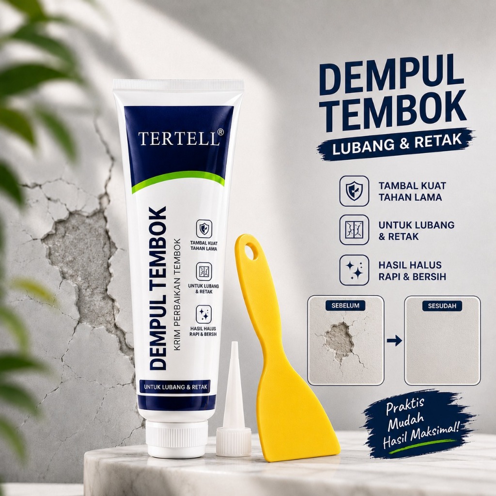 LEM DEMPUL TEMBOK 250GRAM DEMPUL TEMBOK DEMPUL DINDING PELAPIS TEMBOK ACI PLESTER TEMBOK