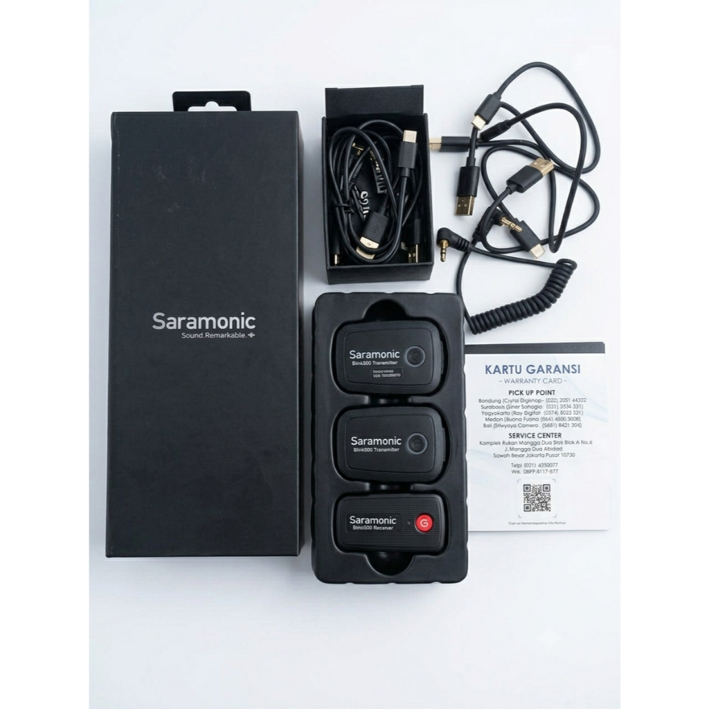 Saramonic Blink 500 B2 (2TX+RX) Mini Dual Channel Wireless Mic System