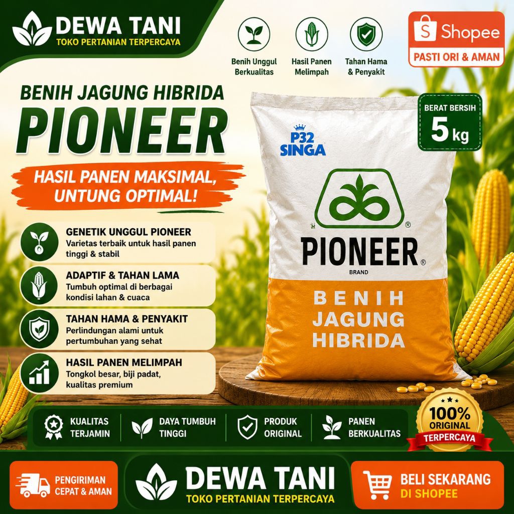 BENIH JAGUNG PIONEER P32 5kg