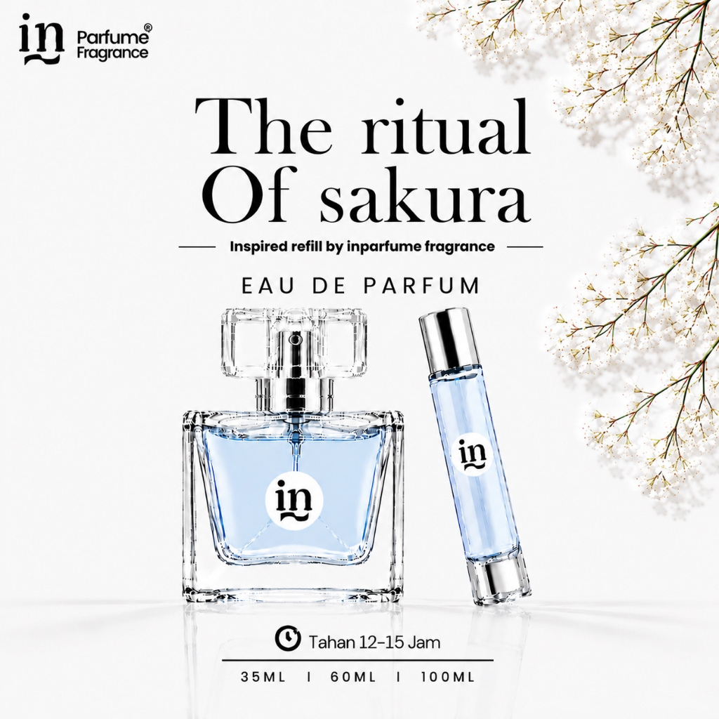 The Ritual of Sakura IN Inspired Refill Parfume By Inparfume Fragrance wangi unisex