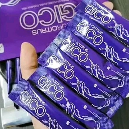GICO Blackcurrant Drink Original Isi 12 Sachet