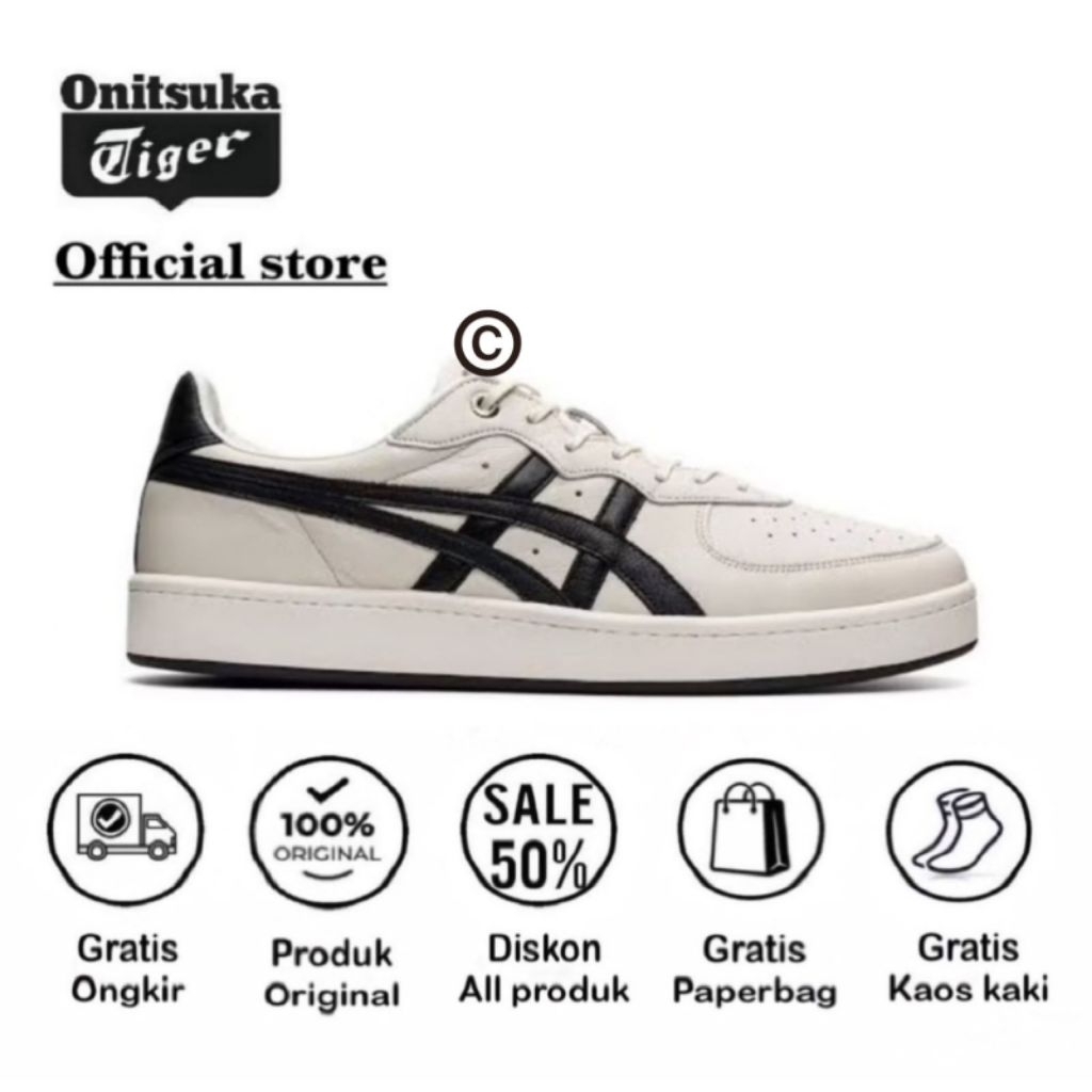 Sepatu Original 0nsu Tlger Mexic0 66 SD GSM White Black
