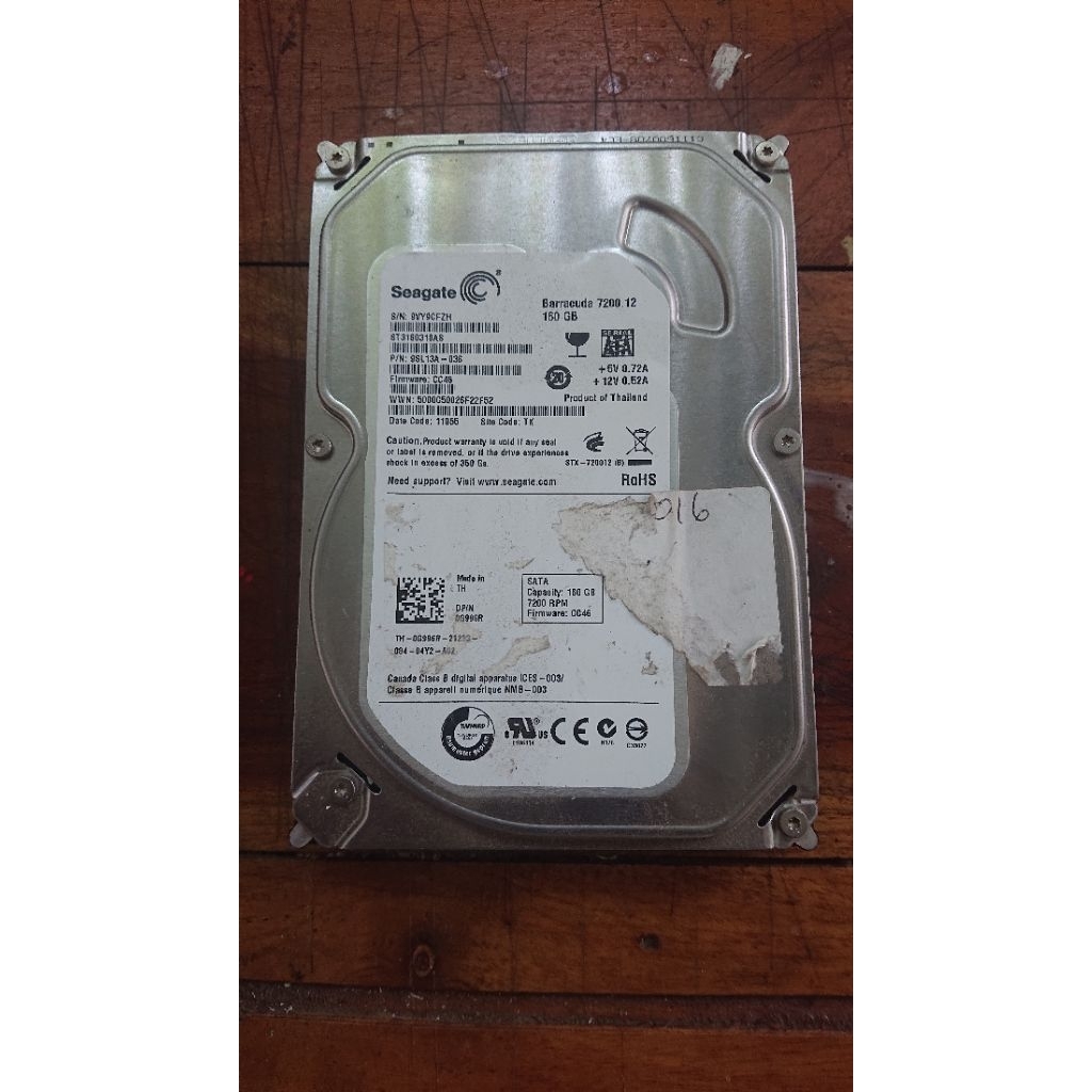 hardisk rusak tidak terdeteksi