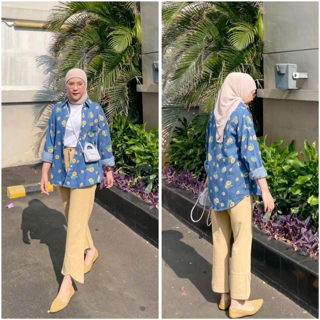 KEMEJA JEANS (8306 LIL) DV / OKE