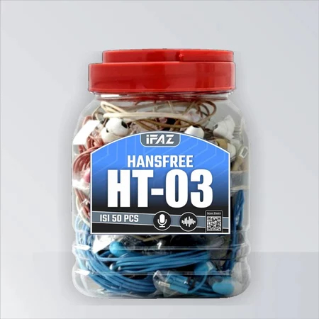 HEADSET TOPLES IFAZ HT-03 / 1 TOPLES ISI 50PCS | HEADSET MURAH | SUPERBASS | HANDSFREE KABEL | TERLA