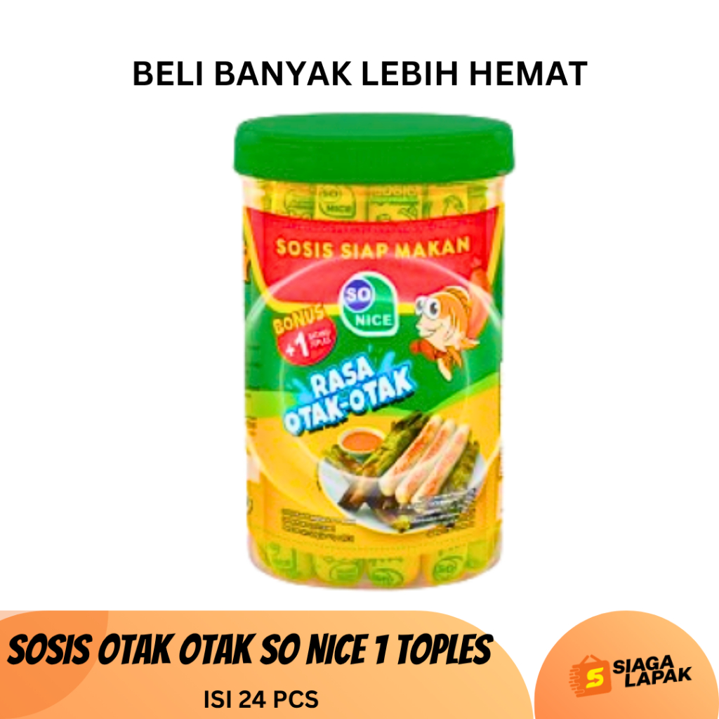 Sosis Otak Otak So Nice 1 TOPLES Siap Makan [BELI BANYAK LEBIH MURAH]