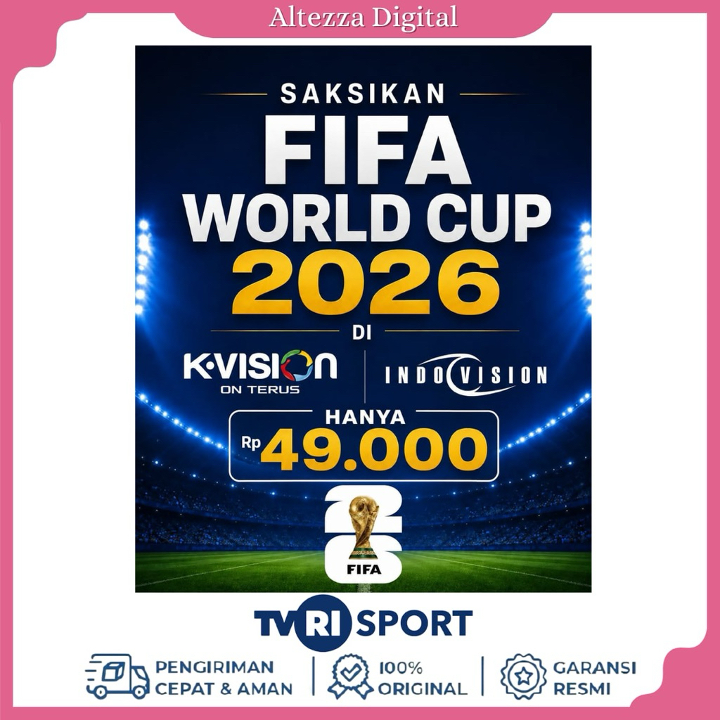 Tv Voucher Paket K-vision PIALA DUNIA 2026 Amerika Serikat Liga 1 K-vision 1Bulan