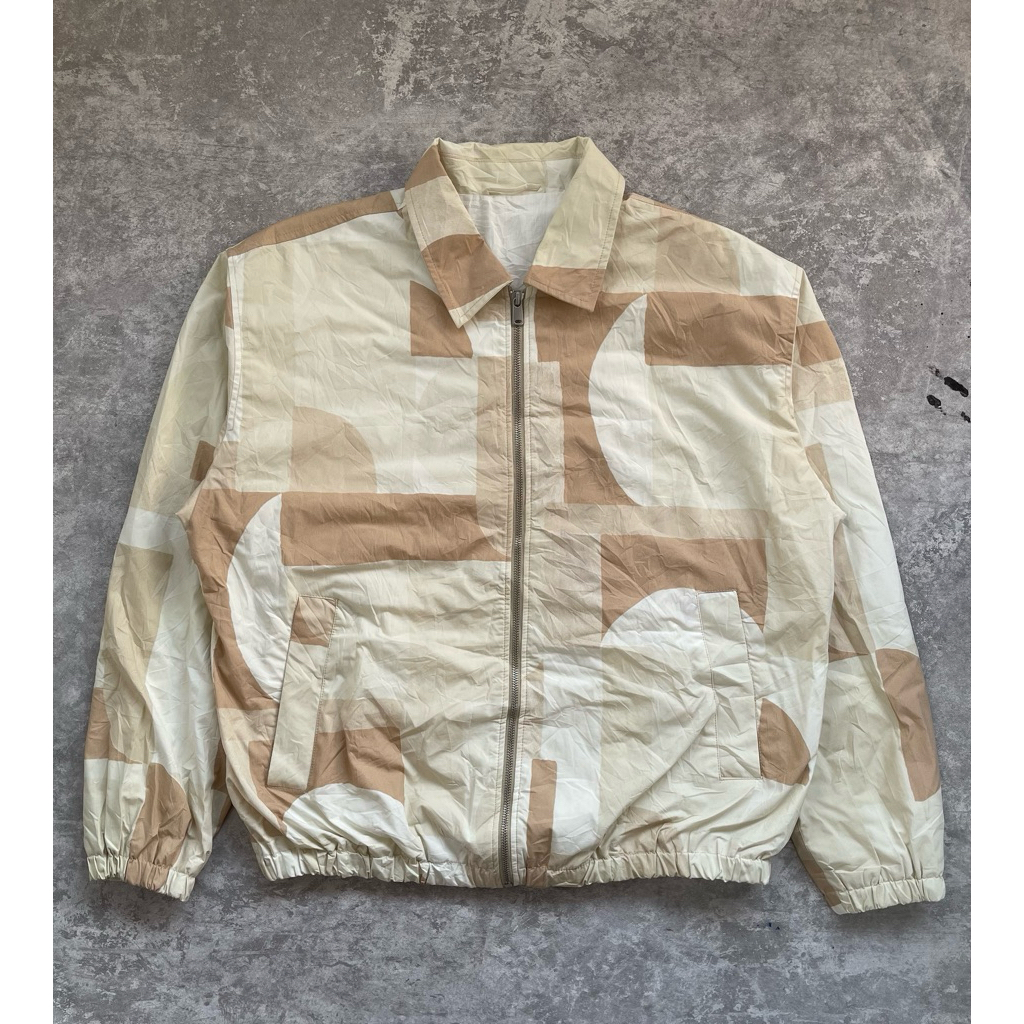Zara Abstrak Casual Work Jacket