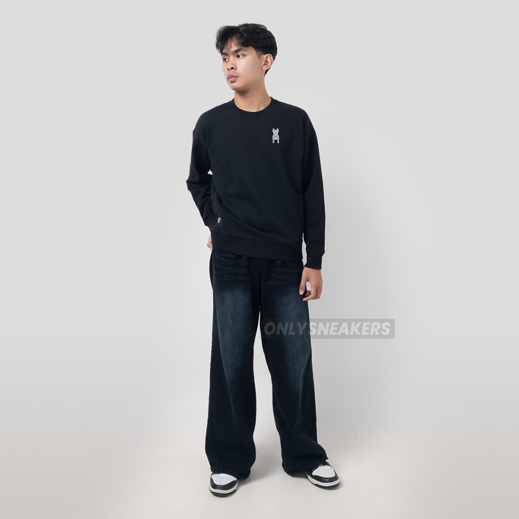 LIFEWORK RADOG POCKET SWEATSHIRT BLACK