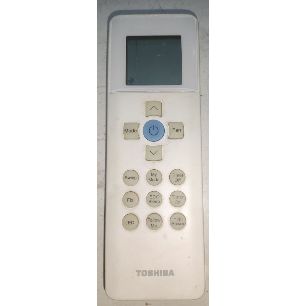 remote AC Toshiba second ori