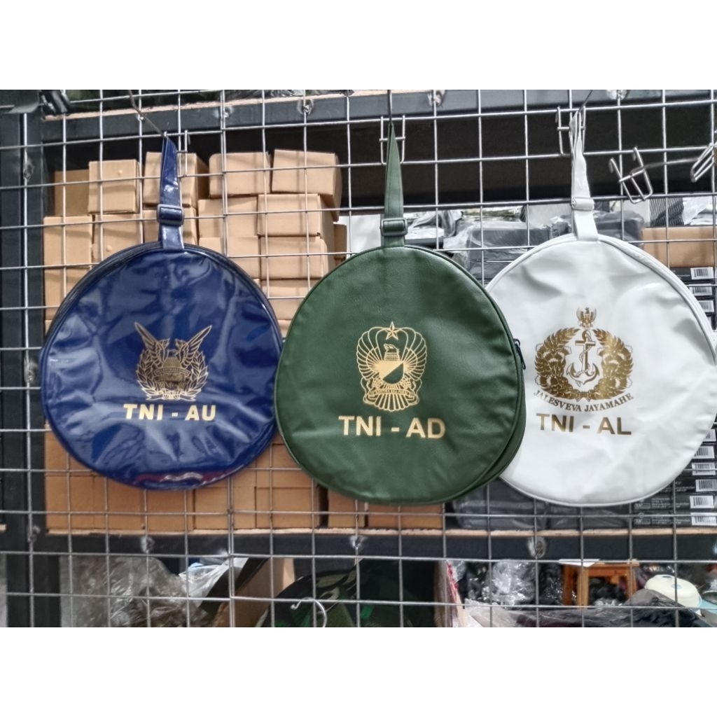 Sarung Topi Pet TNI AD, TNI AL, TNI AU