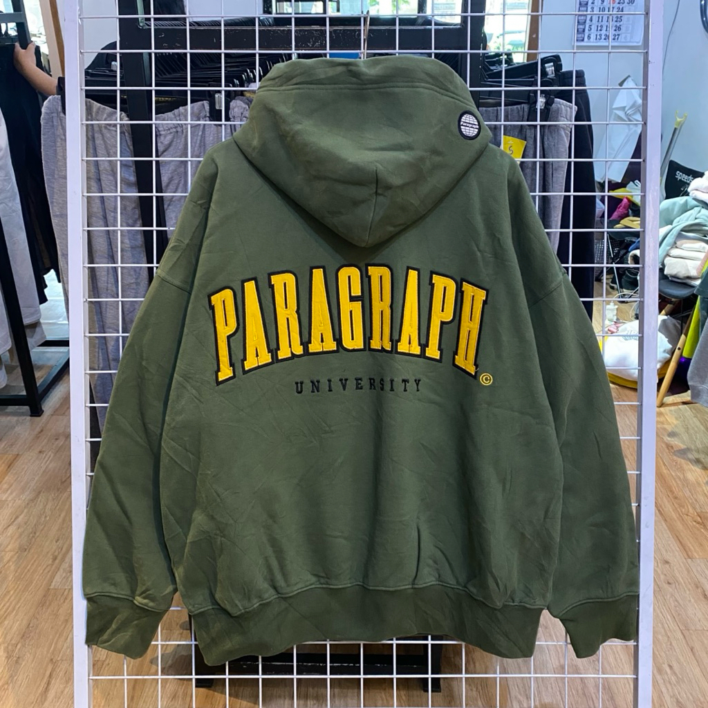 Paragraph Univ Zip Up Hoodie . #Hd2419