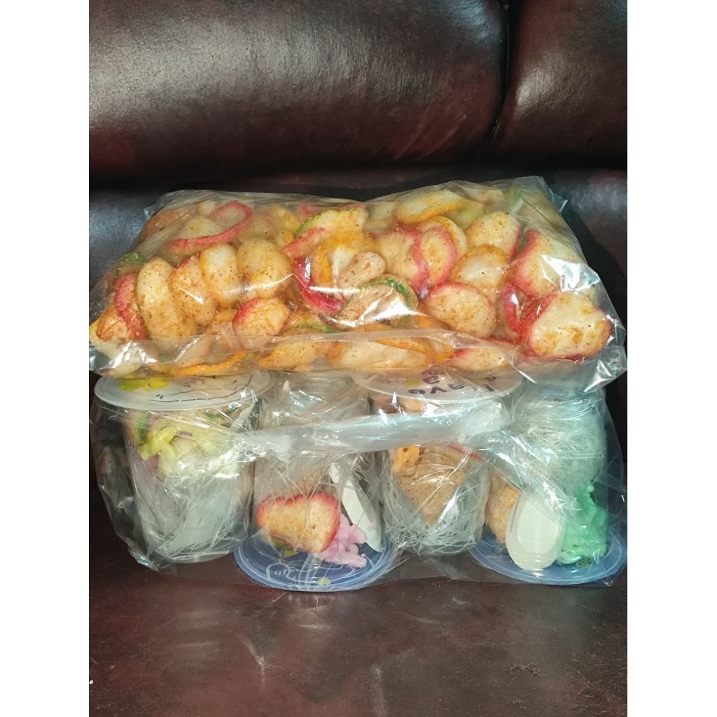 Mix bihun instan kemasan cup isi 12pcs + krupuk pedes isi 250g