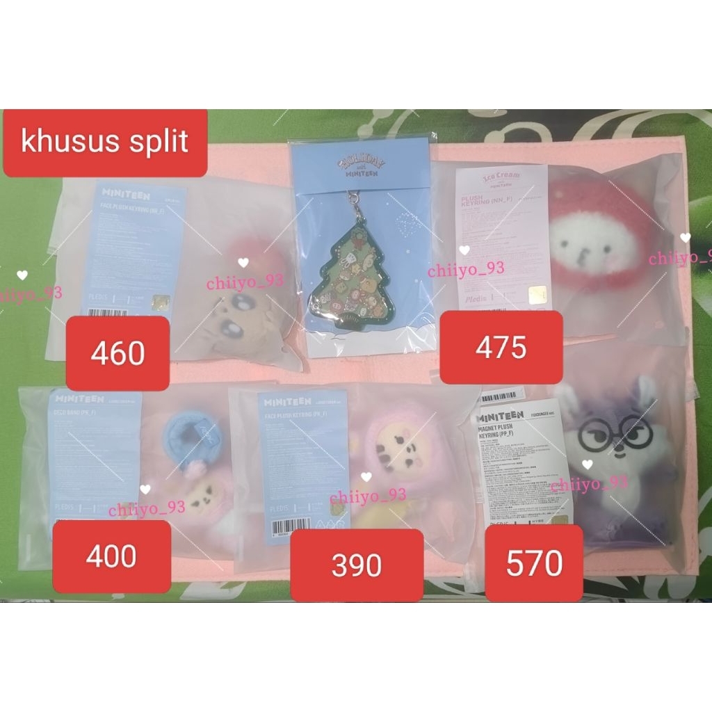 (READY) (Split) SEVENTEEN MINITEEN DECOBAND ACRYLIC SHAKER GREEN JEONGHAN FACE KEYRING OFFICIAL MERC
