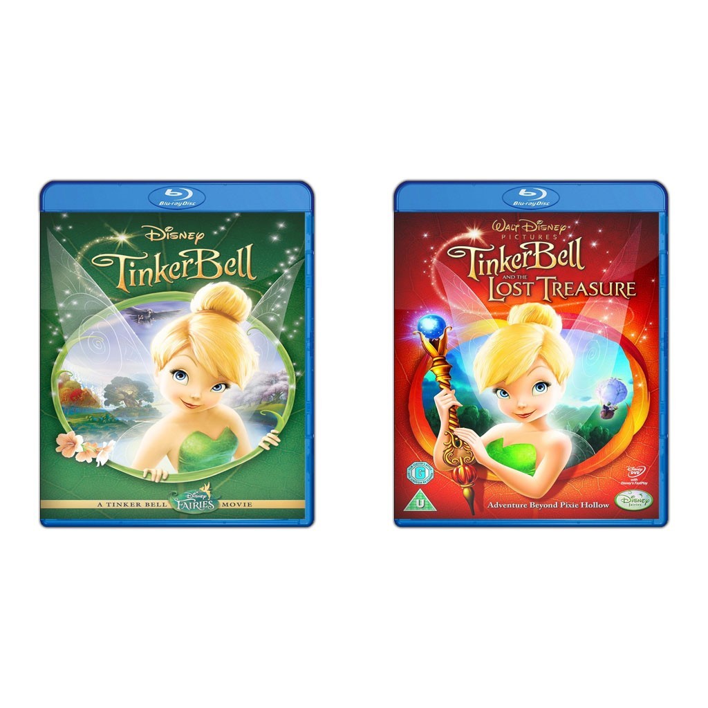 DVD Tinker Bell (2008) + DVD Tinker Bell And The Lost Treasure (2009)