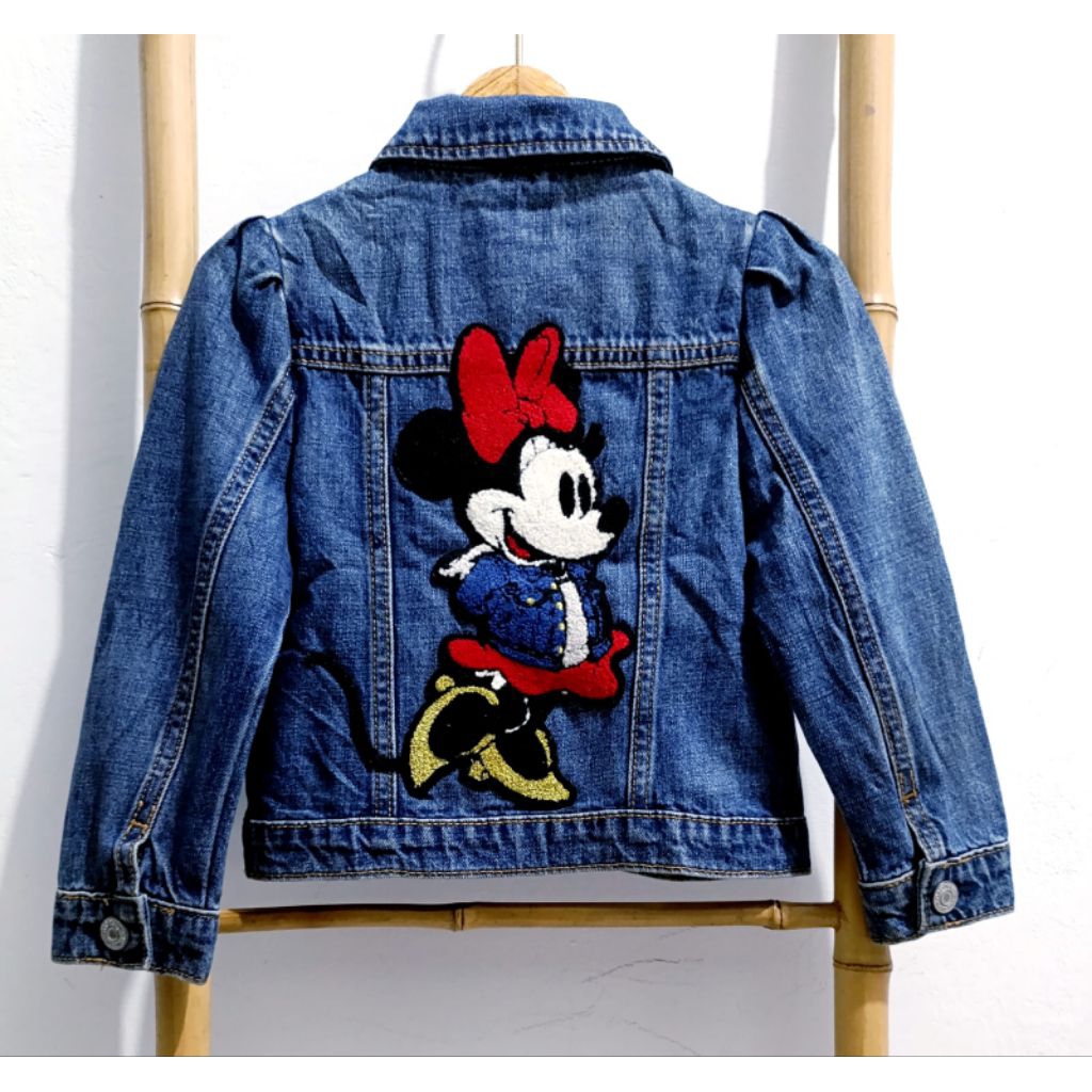 Jaket Jeans GAP x DISNEY 4-5 Tahun Jaket MINNIE MOUSE DISNEY Jacket Jeans Denim GAP Jaket