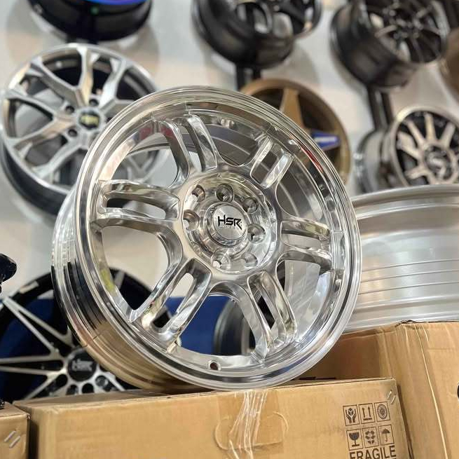 VELG MOBIL RACING RPF1 HIGH POLISH R15 COCOK AVANZA KIJANG XENIA LIVINA YARIS ETIOS SWIFT